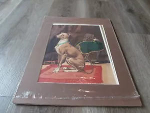 COLLECTIBLE G.F. GILMAN REJECTED SAD DOGS PRINT 11" BY 9" MATTED - Picture 1 of 2