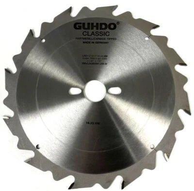 GUHDO HW-Kreissägeblatt 250x3,2/2,2x30 Z12 FZ Längsschnitte in Weich- + Hartholz - Bild 1 von 3