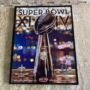 Super Bowl XLIV Program Indianapolis Colts New Orleans Saints Brand NEW 2010 - Picture 1 of 1