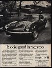 1971 TRIUMPH GT-6 Sports Car - Looks Good In Races Too - VINTAGE AD