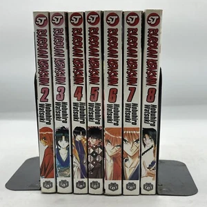 Rurouni Kenshin Lot of Books 2-8 in English Viz Media Manga - Picture 1 of 13