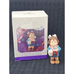Soplador de burbujas feliz Hallmark Keepsake 1999 adorno de Pascua/Navidad - Imagen 1 de 8