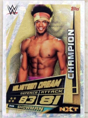 WWE TOPPS SLAM ATTAX UNIVERSE VELVETEEN DREAM 349 CHAMPION WRESTLING CARD 2019 - Image 1 of 2