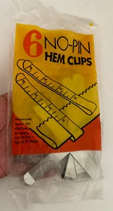 Set 5 VTG JH SMITH NO-PIN HEM CLIPS in Pkg Measures Slide On Sewing Accessory - Picture 1 of 6