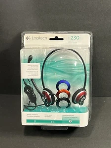Logitech H230 ClearChat Style Premium Behind the Head PC Headset Sealed NEW - Bild 1 von 3
