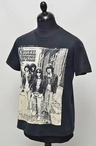 T-shirt RAMONES vintage RARA anni 80 Gabba Gabba Hey in The UK Musical Express - Foto 1 di 12