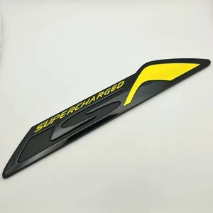 Gloss Black VF HSV Supercharged LSA Badge For CLUBSPORT GTS - Yellow Non Genuine - Picture 1 of 2