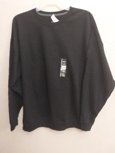 Athletic Works Herren Langarm Rundhals Sweatshirt 3XL 54-56 Schwarz Neu 5M62 - Bild 1 von 7