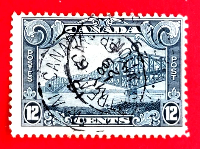 Канадская марка 156 «Квебекский мост» б/у - Изображение 1 из 1