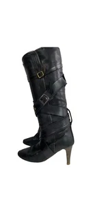 Chloe Tall Leather Strappy Boots ,Sz 36, VGUC - Picture 1 of 5