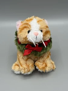 Ganz Yuletide Animali Arancione Tabby Gatto Gattino a Righe Peluche 7" Peluche - Foto 1 di 9