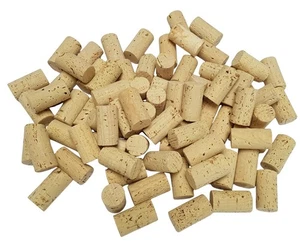 100 helle neue unbehandelte Korken zum basteln 45 x 24 mm - Bastelkorken - Bild 1 von 9