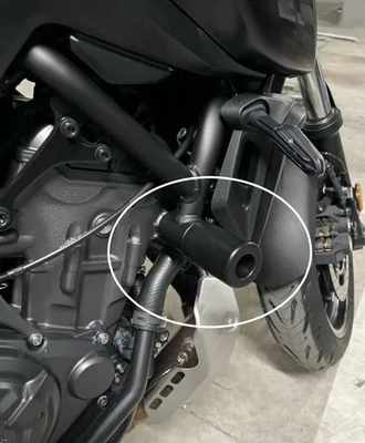 Frame Slider Shock Mount Crash Bar Protection For Yamaha FZ07 2014-2017 US - Image 1 of 4