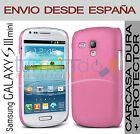 Case Cover Hard Pink + Protector Of Screen Samsung Galaxy S3 Mini i8190