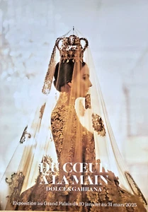 DOLCE & GABBANA - ORIGINAL EXHIBITION POSTER - GRAND PALAIS PARIS - RARE - Picture 1 of 10
