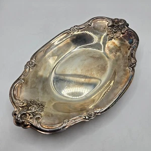 Piatto caramelle ciotola placcato argento International Silver Company 448 vintage - Foto 1 di 14