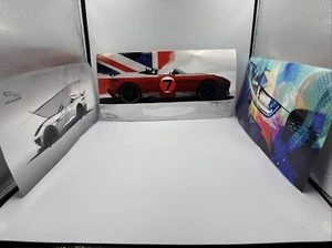 Exclusivo conjunto realmente raro de 3 impresión de póster petrolicio arte Jaguar Cesar Pieri - Imagen 1 de 11
