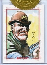 Sgt. Fury and His Howling Commandos 50th Ann. Mark Texeira Incentive Sketch Card