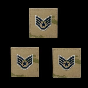 SPACE FORCE CHEVRON EMBROIDERED: SERGEANT OCP HOOK & LOOP WOW - Picture 1 of 5