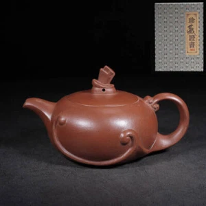 Chinese Yixing Zisha Clay Handmade Exquisite Pattern Teapot 75961 - Picture 1 of 9