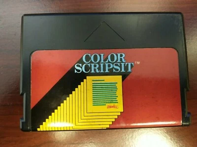 Color Scripsit 1980 Tandy Radio Shack TRS-80 Computer Game Cartridge No  Manual  - Image 1 of 4