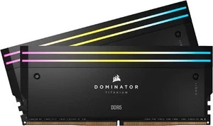 Corsair DOMINATOR® TITANIUM RGB 48GB (2x24GB) DDR5 DRAM 6000MT/s CL30 Intel XMP - Picture 1 of 1