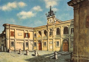 B3229) RIMINI IL PALAZZO VESCOVILE AMACORD VIAGGIATA - Foto 1 di 2