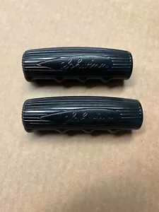 Schwinn Approved Black Phantom Autocycle Panther Starlet Bicycle Handlebar Grips - Picture 1 of 5