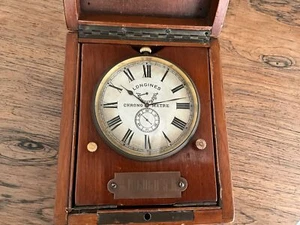 OROLOGIO LONGINES TAVOLA CRONOMETRO MARINO MOVIMENTO HACK 1950 100% ORIGINALE #6002 - Foto 1 di 10