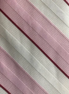 JOS. A. Corbata de algodón de seda a rayas para hombre BANK NUEVA CON ETIQUETAS Italia 591/4" X 33/4" - Imagen 1 de 6