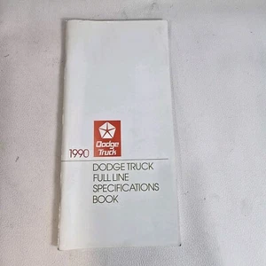 1990 Dodge Ram Truck Product Specifications Booklet - Picture 1 of 4