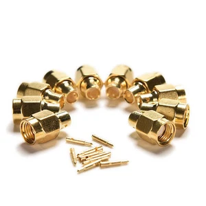 10pcs SMA Connector Soldering For Semi-Rigid RG402 0.141 "Cable RF Connecto_ZA - Zdjęcie 1 z 5