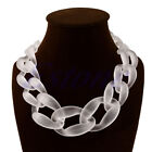 Lackingone Acrylic Collar Choker Statement Bib Chain Necklace Pendants