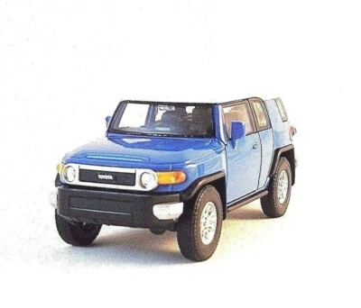  TOYOTA FJ CRUISER, AZUL/BLANCO WELLY 1/38 DIECAST COCHE MODELO DE COLECCIONISTA, NUEVO Foto 1 de 4