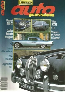 AUTO PASSION Nr. 29 11/1989 MASERATI 5000GT JAGUAR MK II 3.8 VOLVO 1800ES ELDORADO - Bild 1 von 1