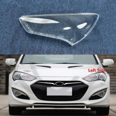 ✨Carcasa de lente transparente del faro izquierdo + pegamento para Hyundai Genesis cupé 2013-2016 Foto 1 de 4