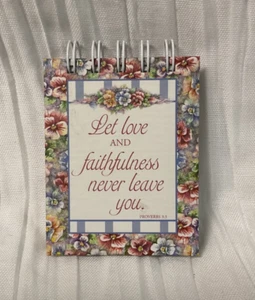New 2000 Cheryl Smith Small Pocket Notebook w/ Bible Verse - Picture 1 of 3