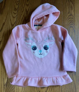 Girls 3T Deer Hoodie 💗🦌 - Picture 1 of 4
