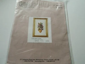 Gitta's Charted Petit Point Faltblatt Musterkarte G-201 Flieder Kreuzstich - Bild 1 von 3