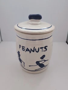 VTG Pennant Planters Peanuts Ceramic Jar Antique Container Store Display - Picture 1 of 6