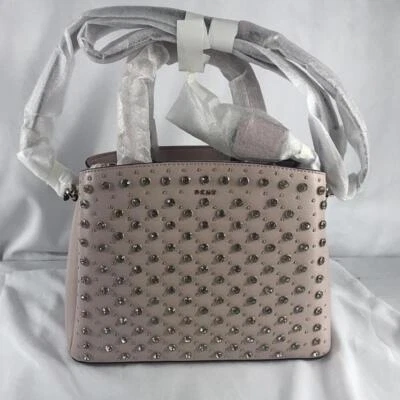 Dkny Paige Studded Satchel Iconic Blushgold MSRP$398 - Image 1 of 2