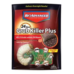 BioAdvanced 700745S 24 Hour Lawn Grub Killer Plus Tick Granules 20 lb, 10,000 sf - Picture 1 of 7