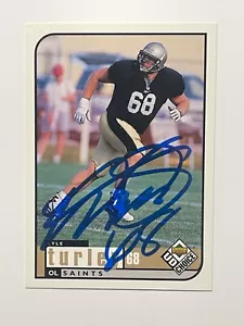 New Orleans Saints KYLE TURLEY Signed Card - Picture 1 of 1