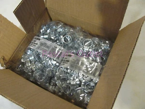 200 Steel Hose Clamps (2x 100) Size #4 (1/4" to 5/8") Screw Type Calhawk CAPAHC4 - Picture 1 of 22