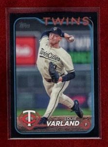 LOUIE VARLAND 2024 TOPPS UPDATE BLACK PARALLEL 50/74 MINNESOTA TWINS - Bild 1 von 2