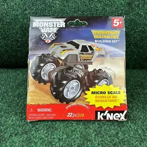 Monster Jam Truck Knex Maximum Destruction Building Set Micro Scale 22 Piece - Picture 1 of 4