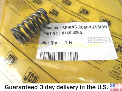 JCB BACKHOE - GENUINE JCB COMPRESSION SPRING (PART NO. 814/00365) - Image 1 of 3