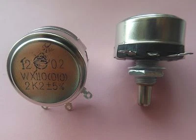 5 Stück WX110 WX010 1W Watt Potentiometer 100Ω 150Ω 220Ω 330Ω bis 15K 22K Ω Ohm - Bild 1 von 3