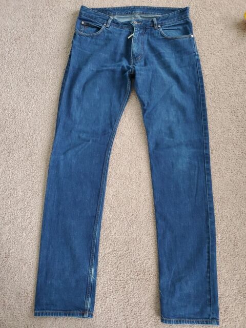 Louis Vuitton Mens Jeans 2023 Ss, Blue, 40 (Stock Confirmation Required)