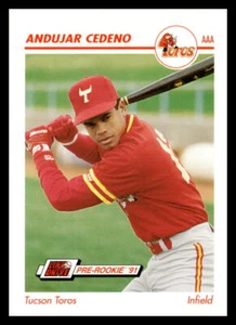 1991 Line Drive AAA #606 Andujar Cedeno Tucson Toros Baseball Card - Picture 1 of 2
